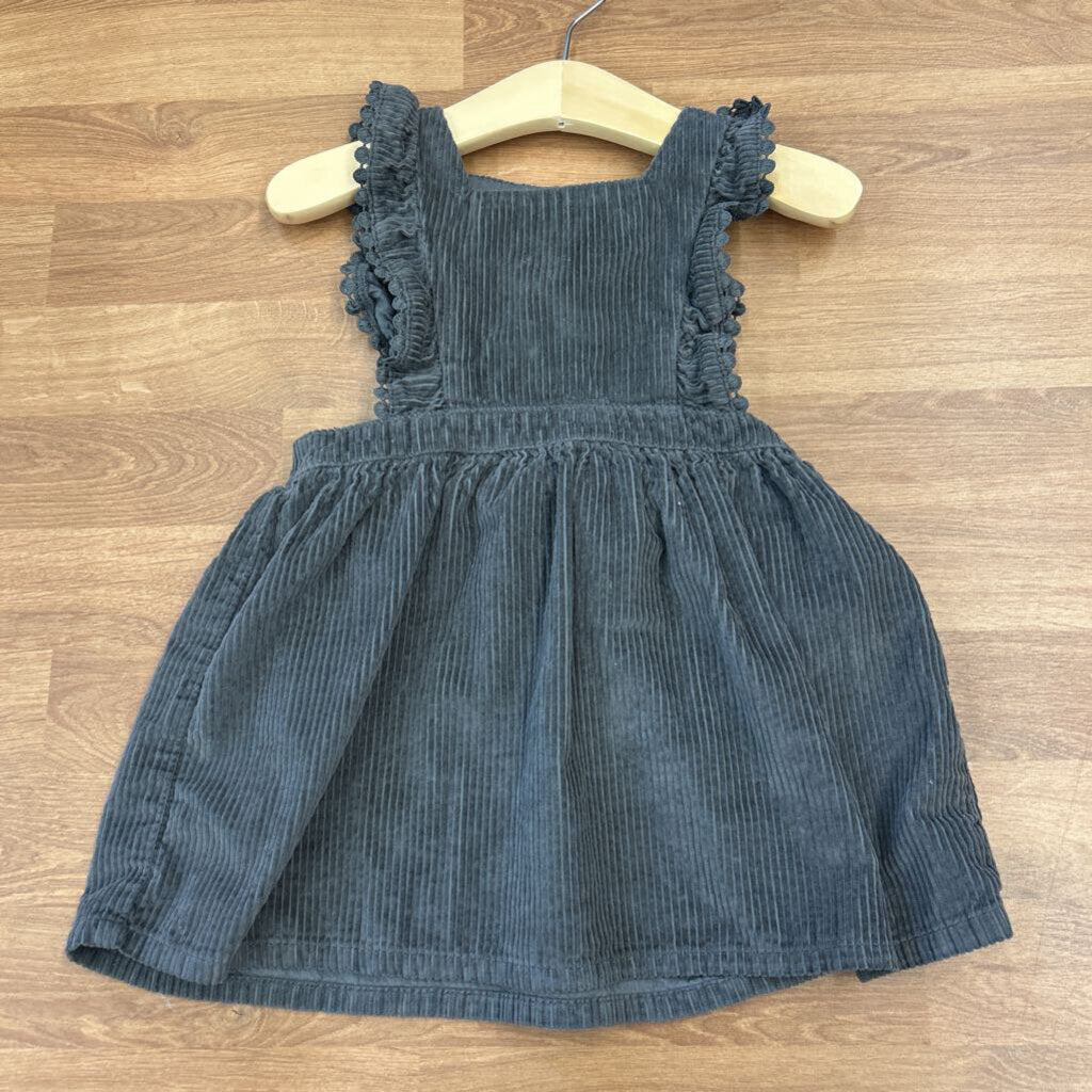 H&M Corduroy Ruffle Sleeve Jumper - 18m