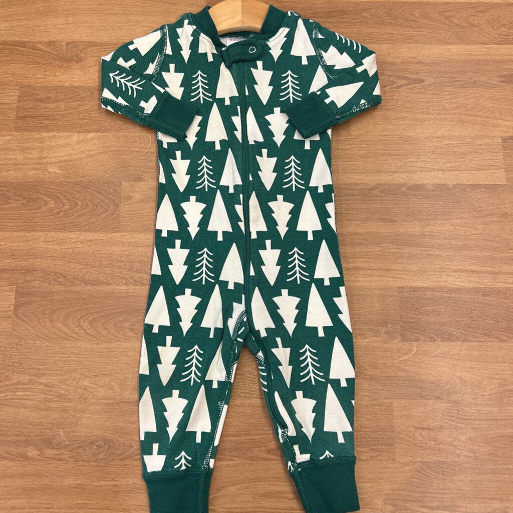 Hanna Andersson Tree Zip Sleeper - 12/18m