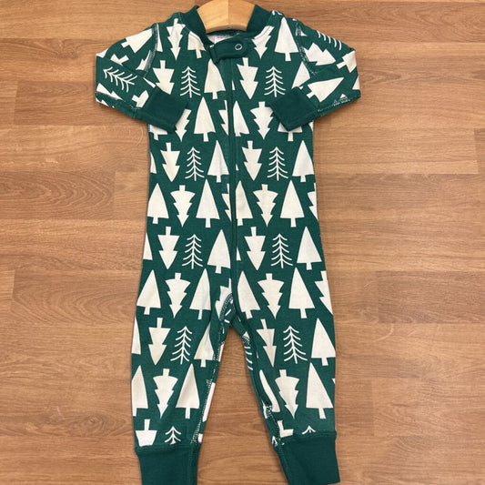 Hanna Andersson Tree Zip Sleeper - 12/18m