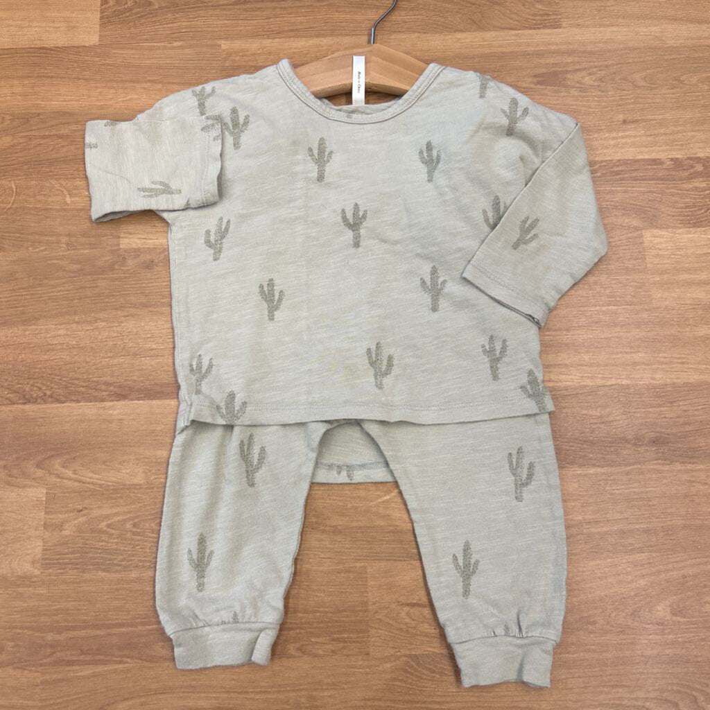 Rylee & Cru Cactus Two Pc Set (wash wear) - 6/12m