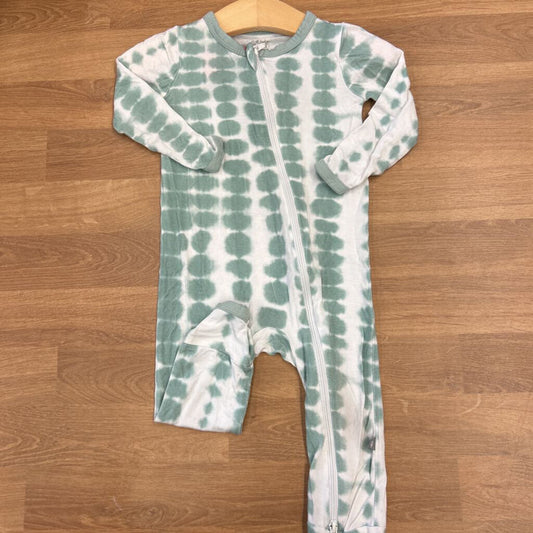 Kyte Baby Tie Dye Bamboo Zip Romper - 12/18m