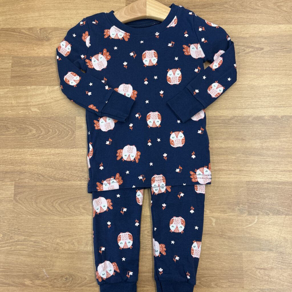 Old Navy Owl Pjs - 18/24m
