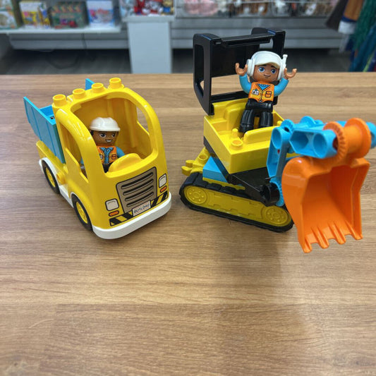 Duplo Construction Vehicles w/ Figures