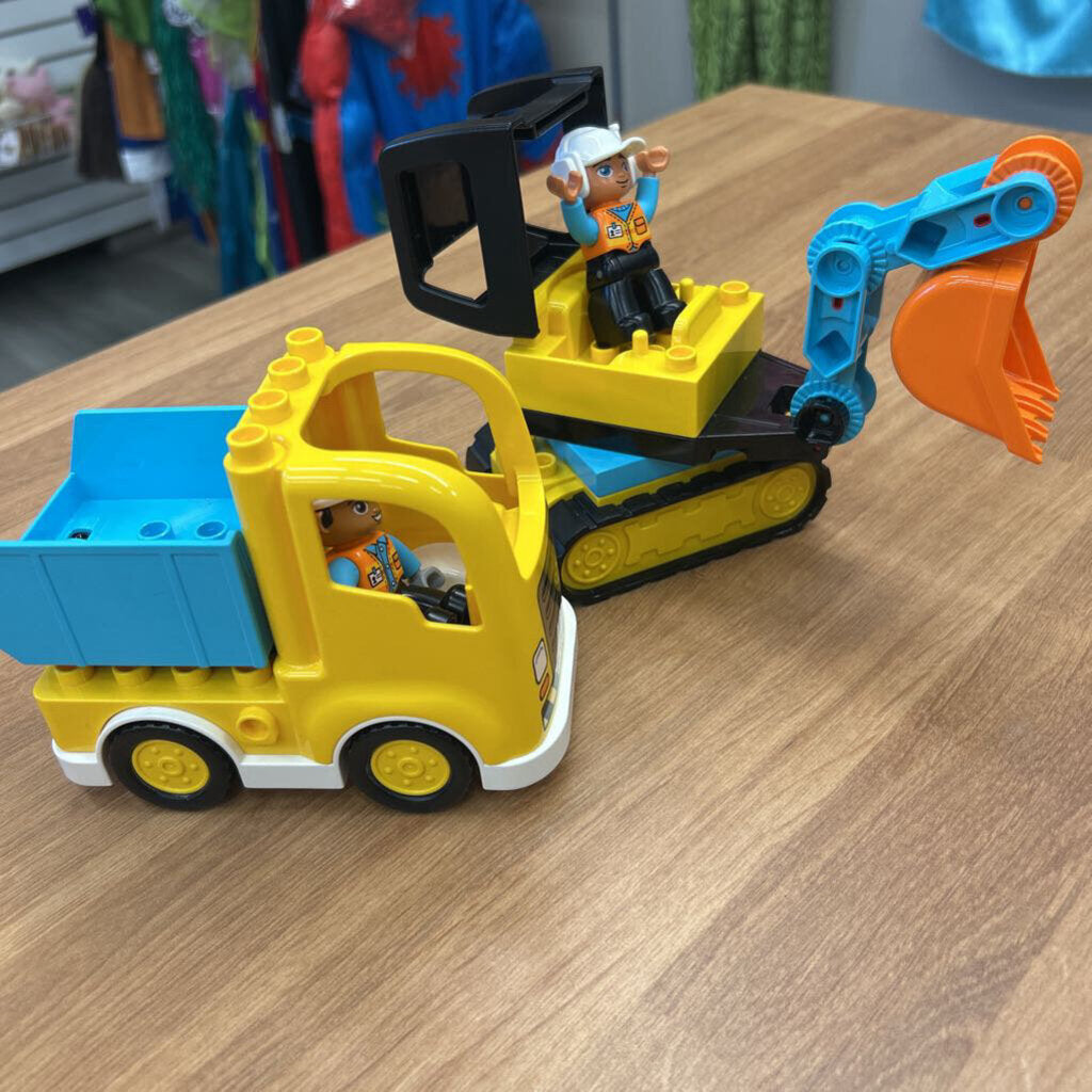 Duplo Construction Vehicles w/ Figures