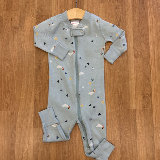 Hanna Andersson Bird Zip Sleeper - 3/6m