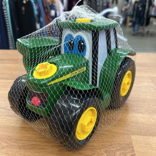 John Deere Tractor Toy and Toy Drill