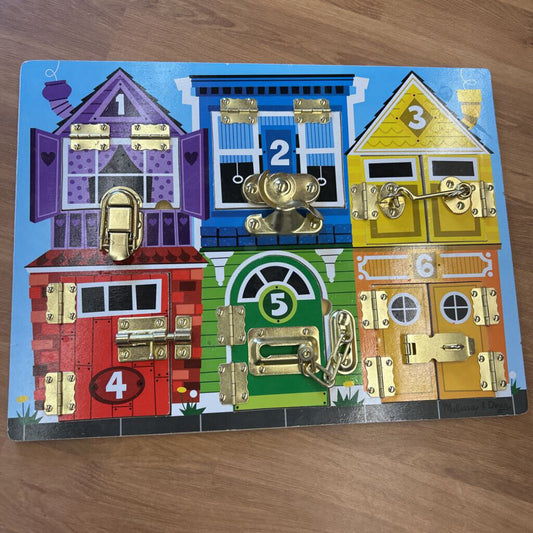 Melissa & Doug Lock & Latch Board