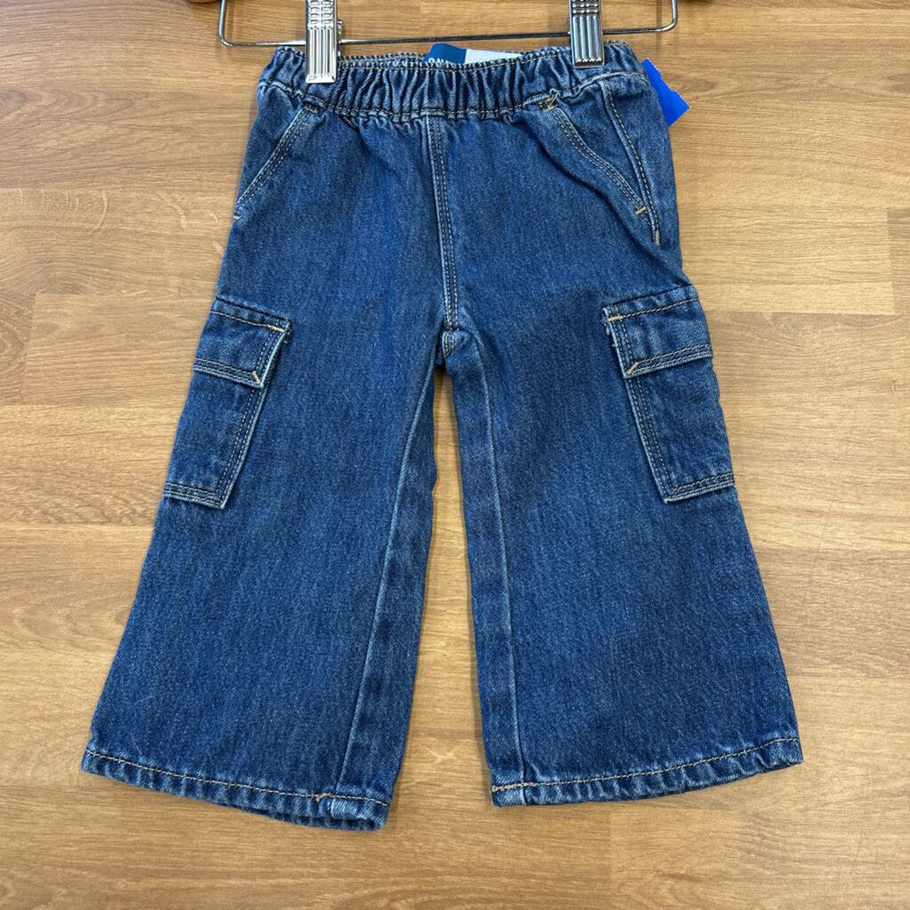 Old Navy Wide Leg Jeans - 6/12m