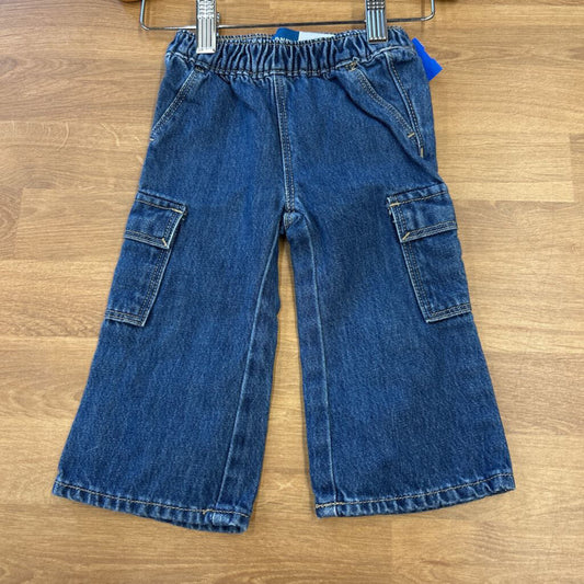Old Navy Wide Leg Jeans - 6/12m