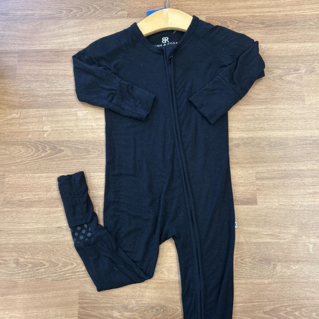 Bums & Roses Bamboo Zip Sleeper - 12/18m