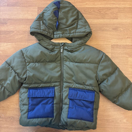 Old Navy Dino Puffer Jacket - 2T