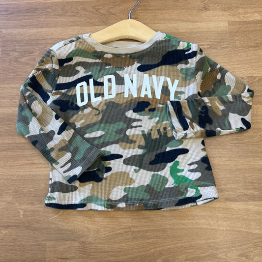 Old Navy Camo LS Thermal - 3T