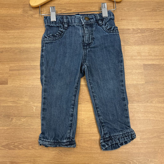 Baby Gap Ruffle Bottom Jeans - 12/18m