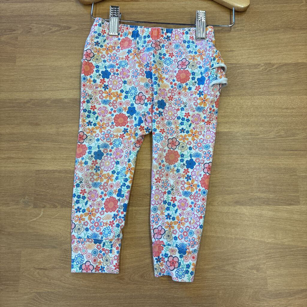 Tea Floral Leggings - 12/18m