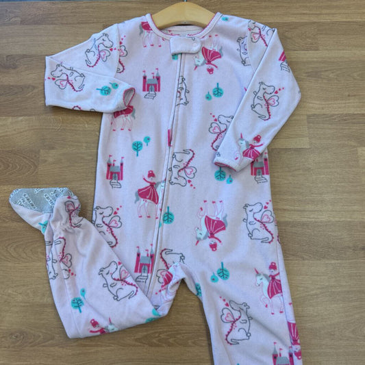 Carter's Fleece Princess Pjs - 2T