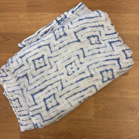 Aden + Anais Muslin Swaddle Blanket - Blue Tie Dye