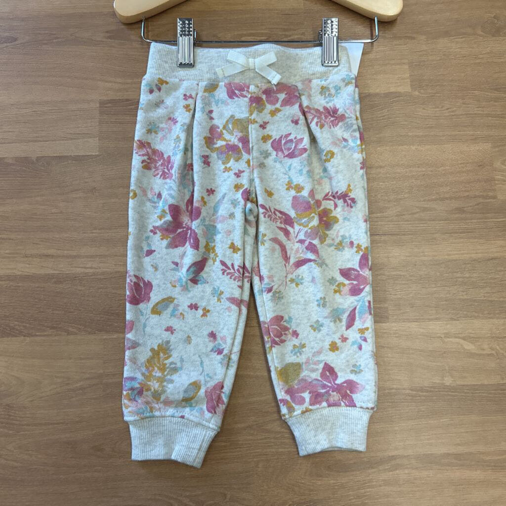 NWT Osh Kosh Floral Sweatpants - 12m