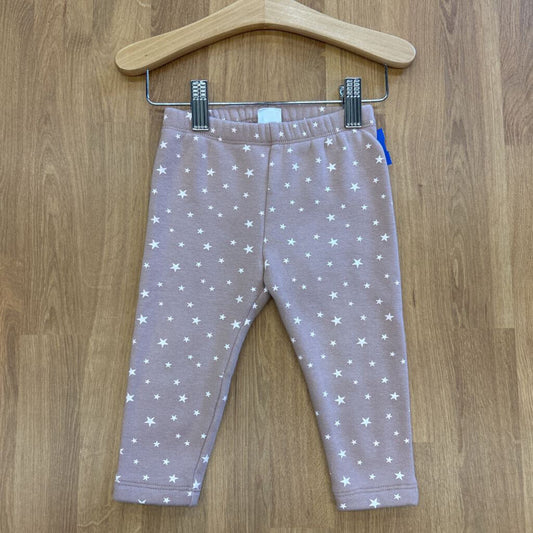 Baby Gap Star Fleece Lined Leggings - 12/18m