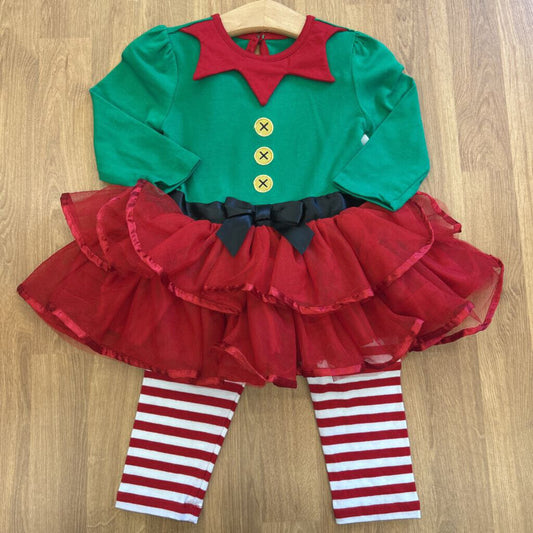 NWT Koala Kids Elf Dress Set - 12/18m
