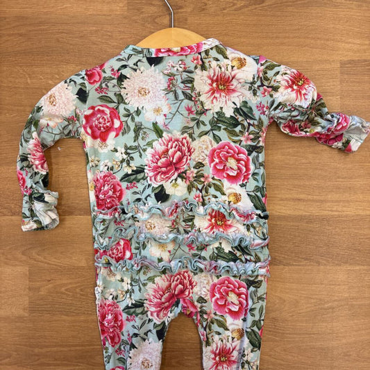 Gigi & Max Bamboo Floral Zip Sleeper - 6m