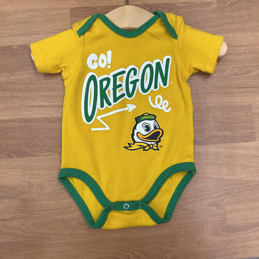 Gen 2 Oregon Ducks SS Onesie - 0/3m