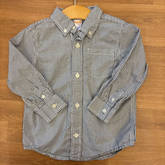 Gymboree Stripe LS Button Up - 2T