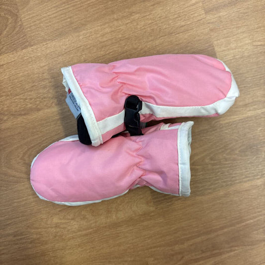 3m Pink Mittens - 12/24m