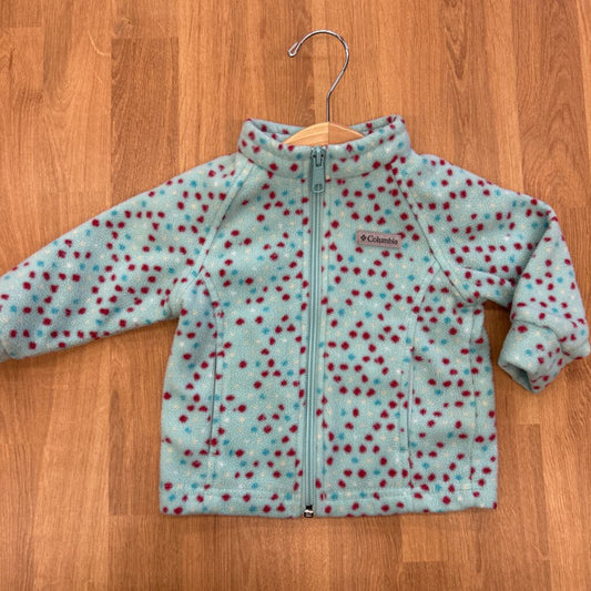 Columbia Dot Fleece Jacket (wash wear) - 6/12m