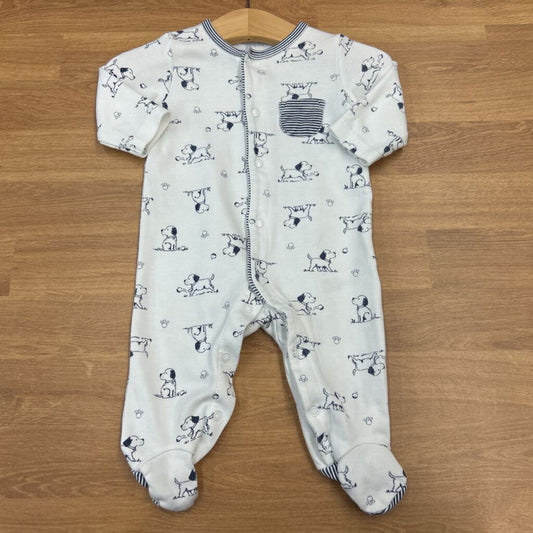 Little Me Dog Snap Sleeper - 3m