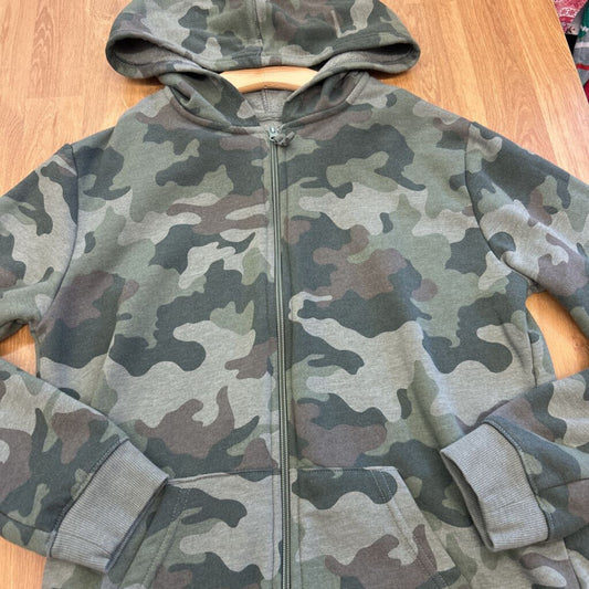 Cat & Jack Camo Zip Hoodie - 14