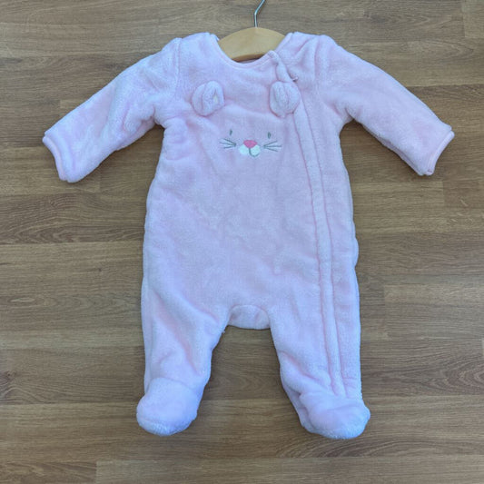 Absorba Fleece Cat Zip Sleeper - 3m