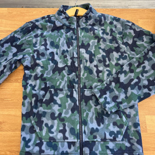 Eddie Bauer Camo Fleece Jacket - 14/16