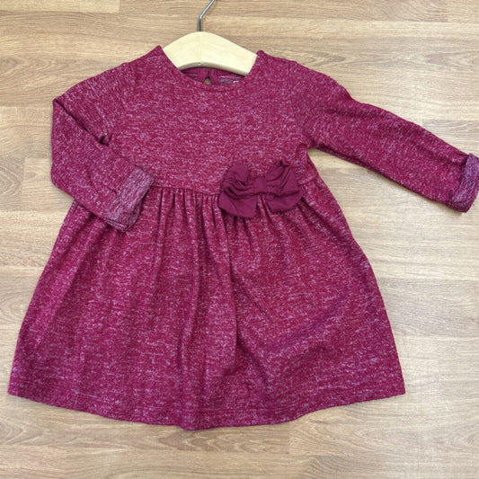 Carter's Soft LS Dress - 9m