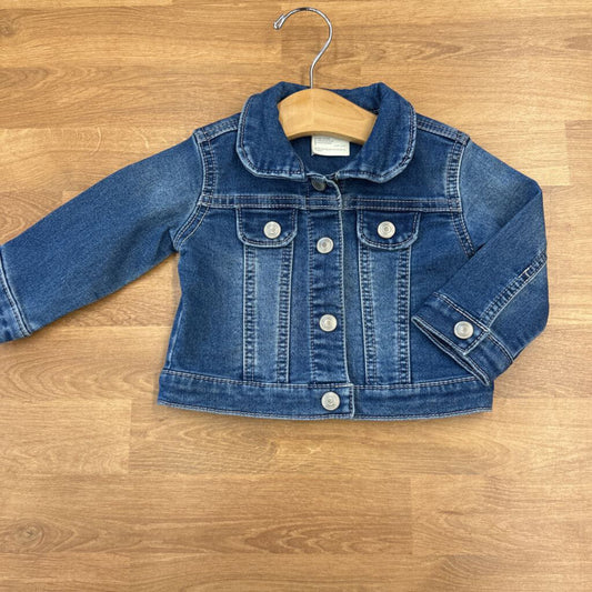 First Impressions Denim Jacket - 6/9m