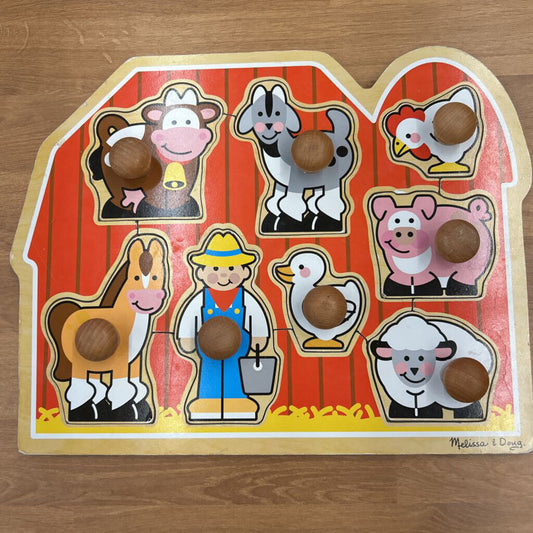Melissa & Doug Wood Farm Puzzle