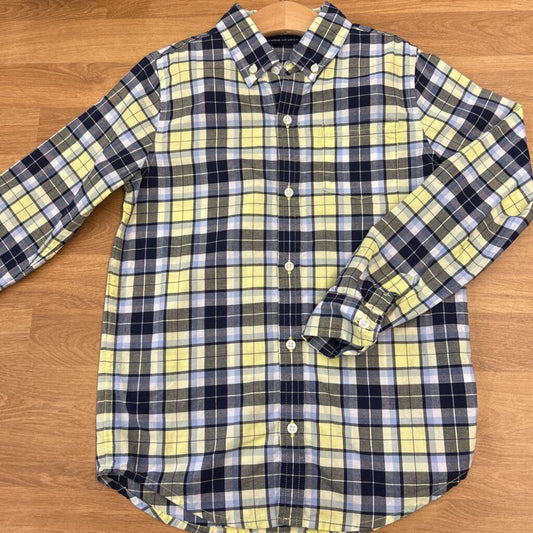 Janie & Jack Plaid LS Button Up - 8