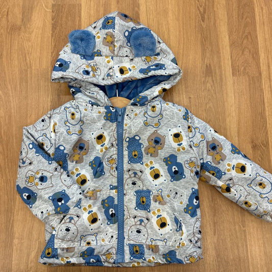 Mick Mack Bear Lined Rain Jacket 12M