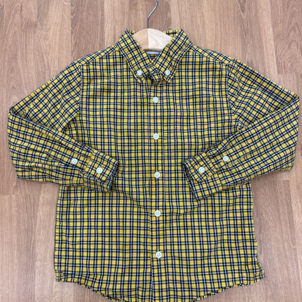Janie & Jack Plaid LS Button Up 4