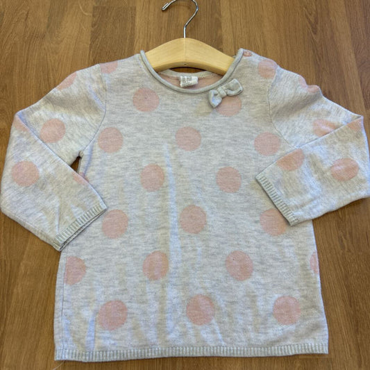 H&M Polka Dot Sweater - 12m