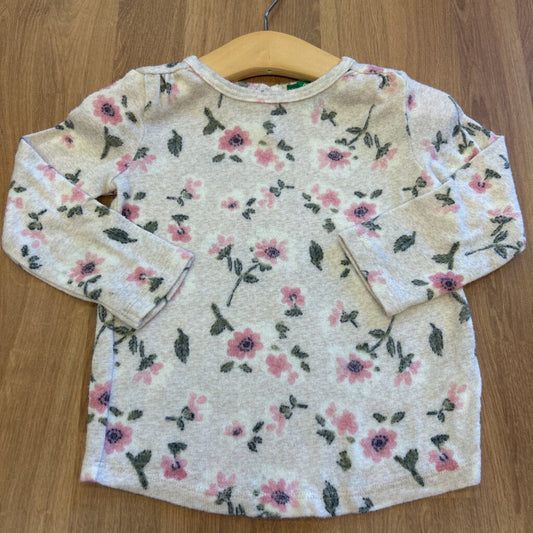 Dip Floral LS Tee - 12/18m