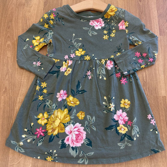 Old Navy Floral LS Dress - 2T