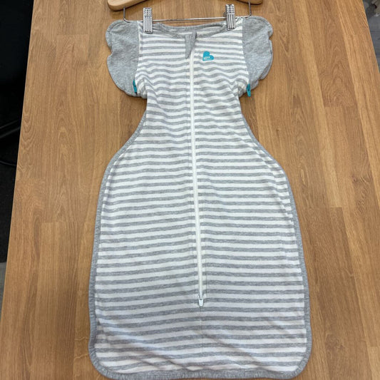 Love to Dream Stripe Transitional Swaddle - Grey Stripe