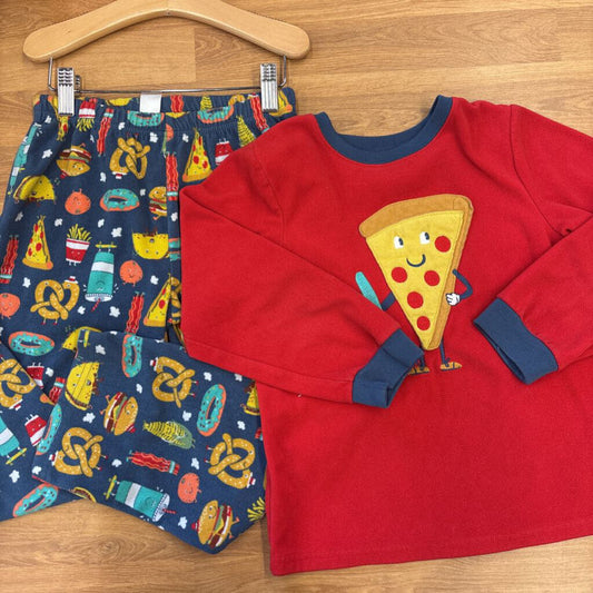 Carter's Fleece Pizza Pjs - 7