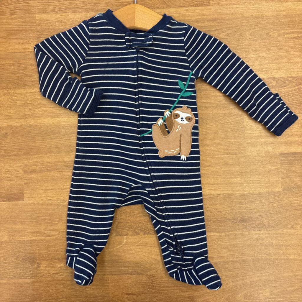 Carter's Sloth Zip Sleeper - NB