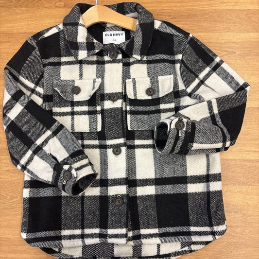Old Navy Plaid Shacket - 8