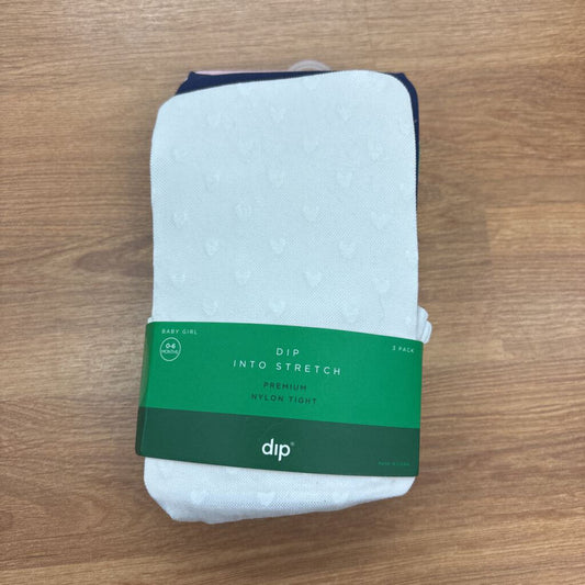 NEW Dip 3pk Tights 0/6m