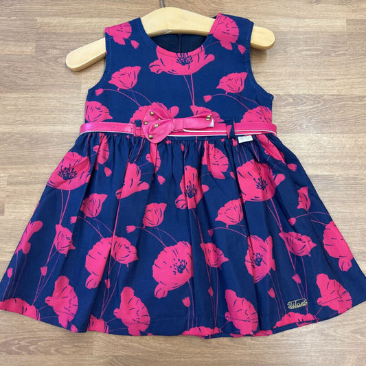 Lilax Floral Belted Party Dress - 2