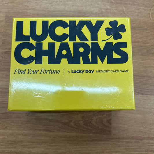 NEW Lucky Charms Memory Card Game