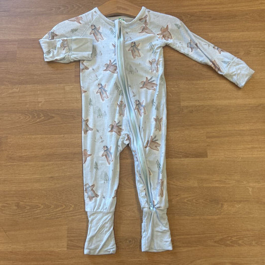 Little One Shop Bamboo Winter Bear Sleeper 3/6m