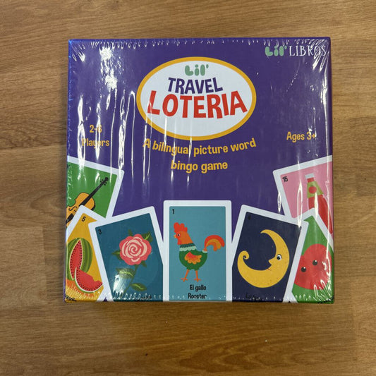NEW Lil' Travel Loteria Bilingual Bingo Game